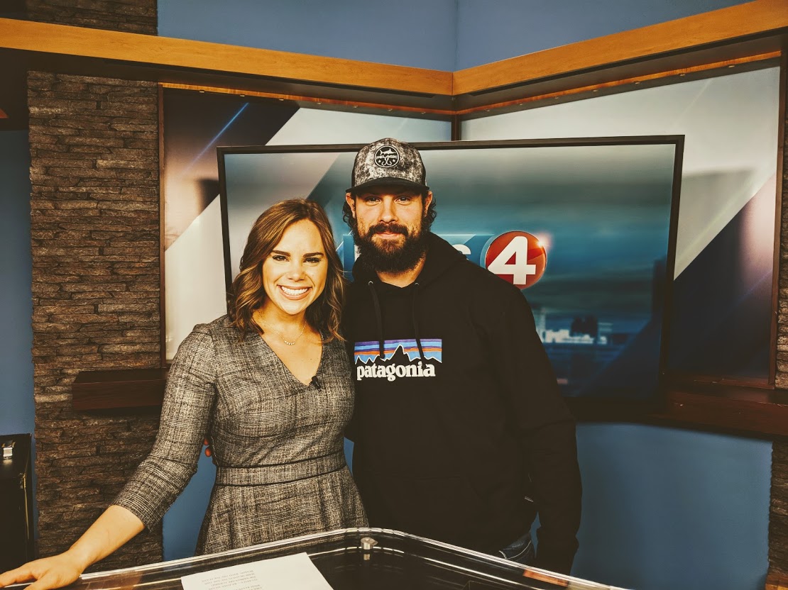 Zach Bogosian stopping by WIVB-TV for an interview