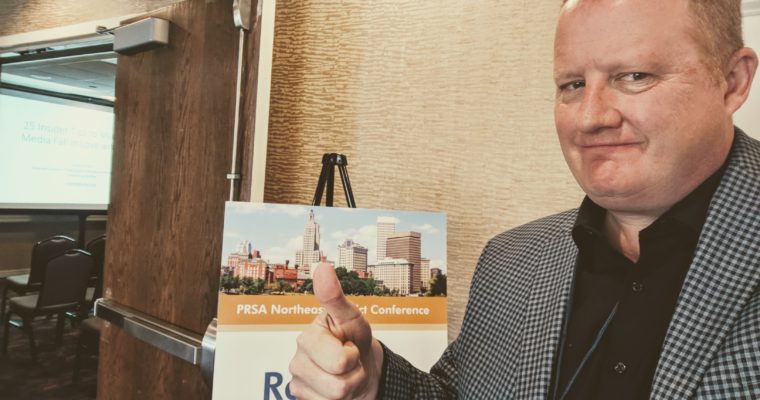 MEDIA RELATIONS PRESENTATION AT PRSA NORTHEAST DISTRICT CONFERENCE IN PROVIDENCE, RI