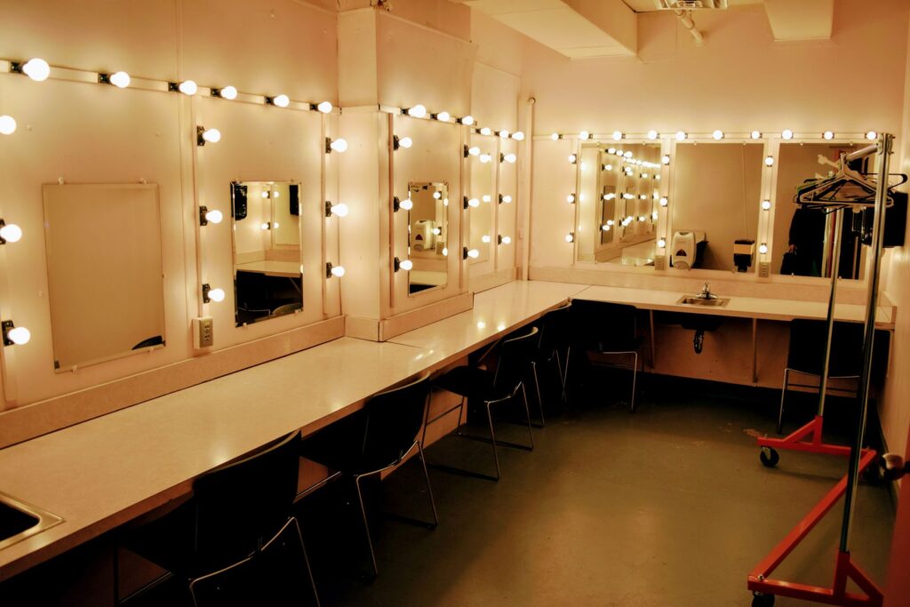 Theater dressing room in Jamestown, NY