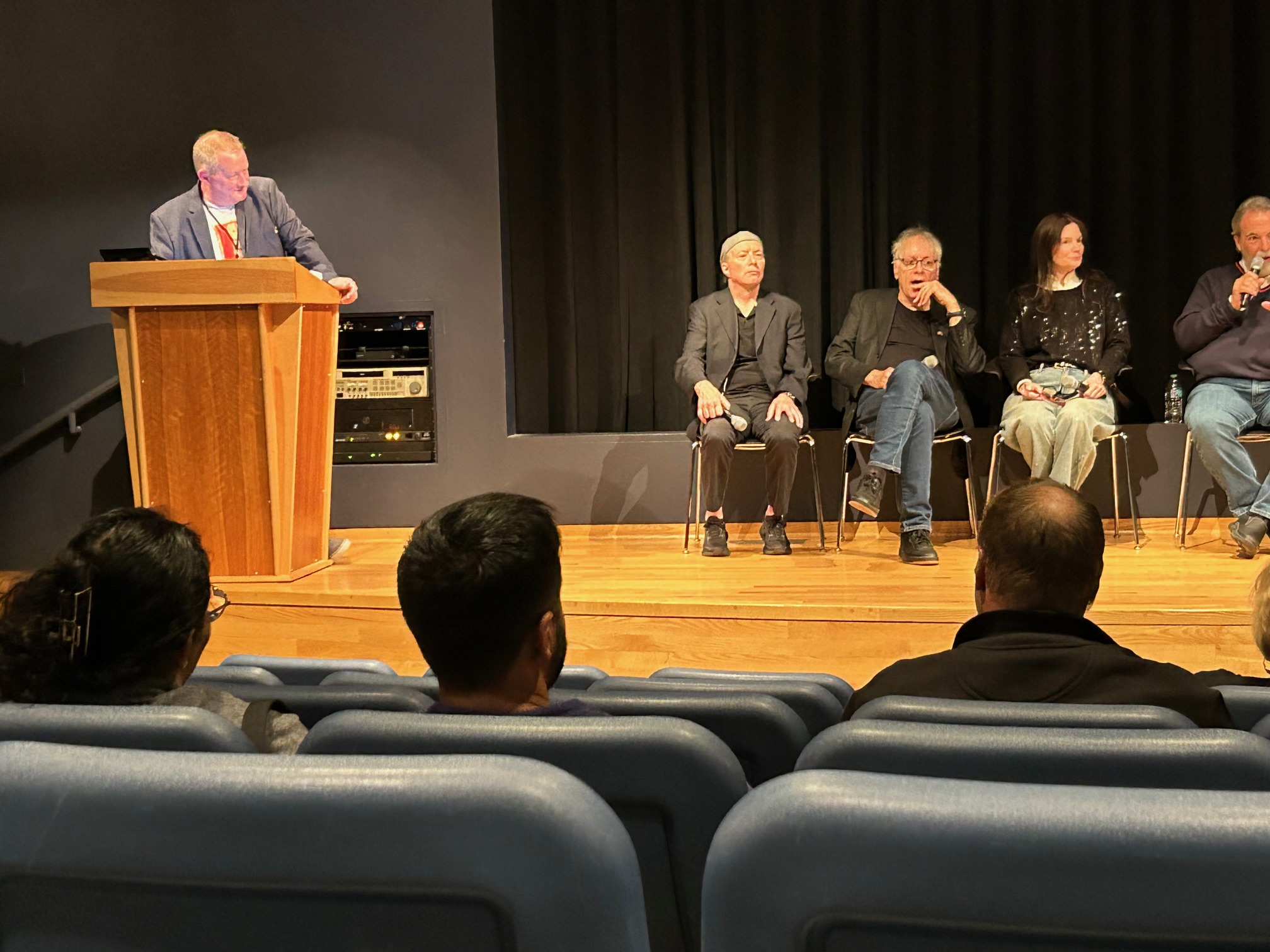 Doug Sitler leads artist discussion with 10000 Maniacs at University at Buffalo